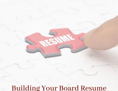 Building Your Board Resume FAQs