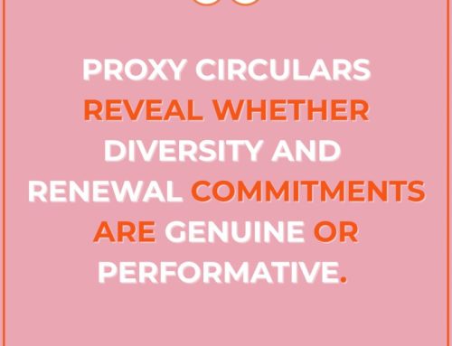 Four Indicators a Proxy Circular Reveals About a Board’s Real Priorities